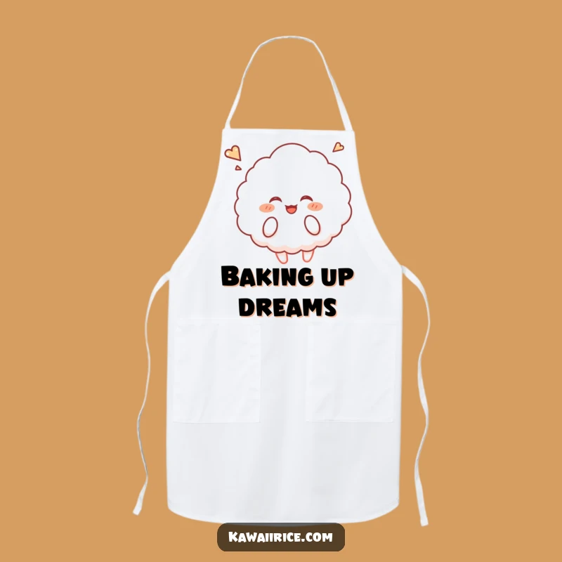 Funny Rice Cloud Apron - Kitchen Character's Lighthearted Style