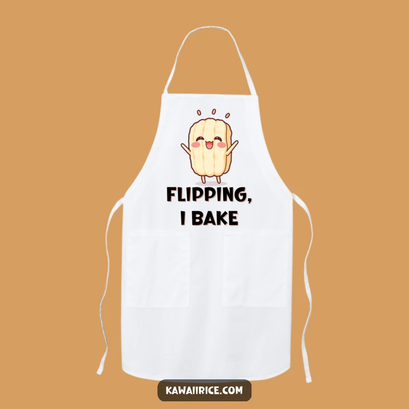 Funny Flipping Rice Grain Apron: Cook With Flair, Kitchen Action