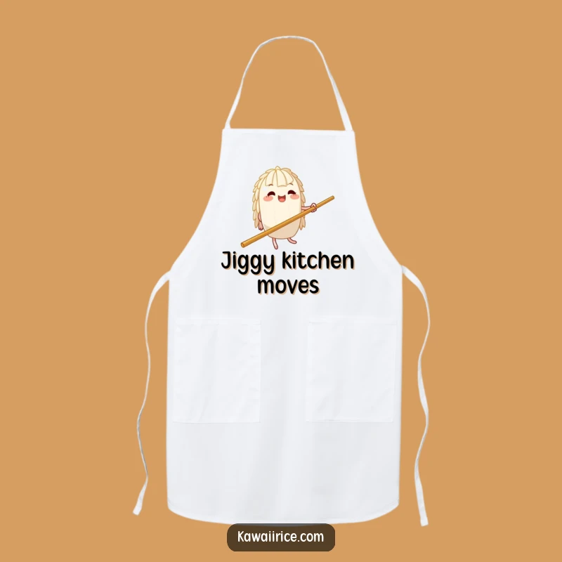Funny Rice Jig Apron: Cook with Moves, Humorous Wear