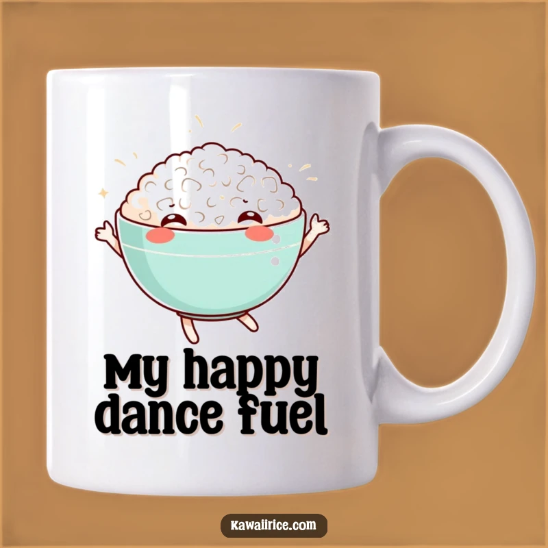 Funny Dancing Rice Bowl Mug: A Joyful Mealtime Surprise, Perfect Gift