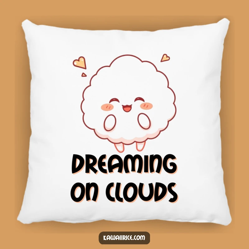 Funny Rice Cloud Pillow - Soft Giggling Character for Cozy Dreams
