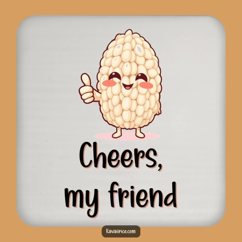 Funny Rice Noodle Arm Coaster: Support Your Drink, Humorous Grain