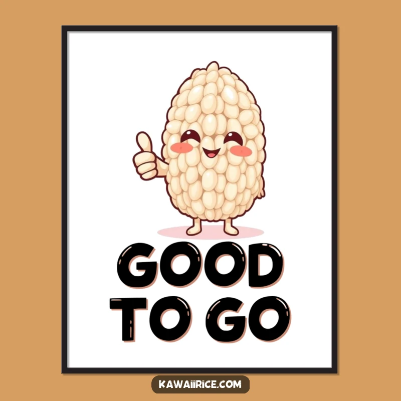 Funny Rice Noodle Arm Poster: Inspire with This Humorous Grain Art