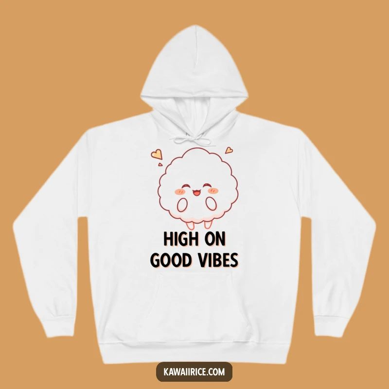 Funny Rice Cloud Hoodie - Cozy Giggling Character for Ultimate Comfort