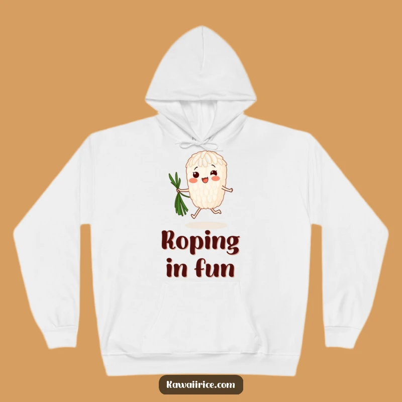 Funny Rice Seaweed Rope Hoodie: Cozy Up with This Humorous Jumper
