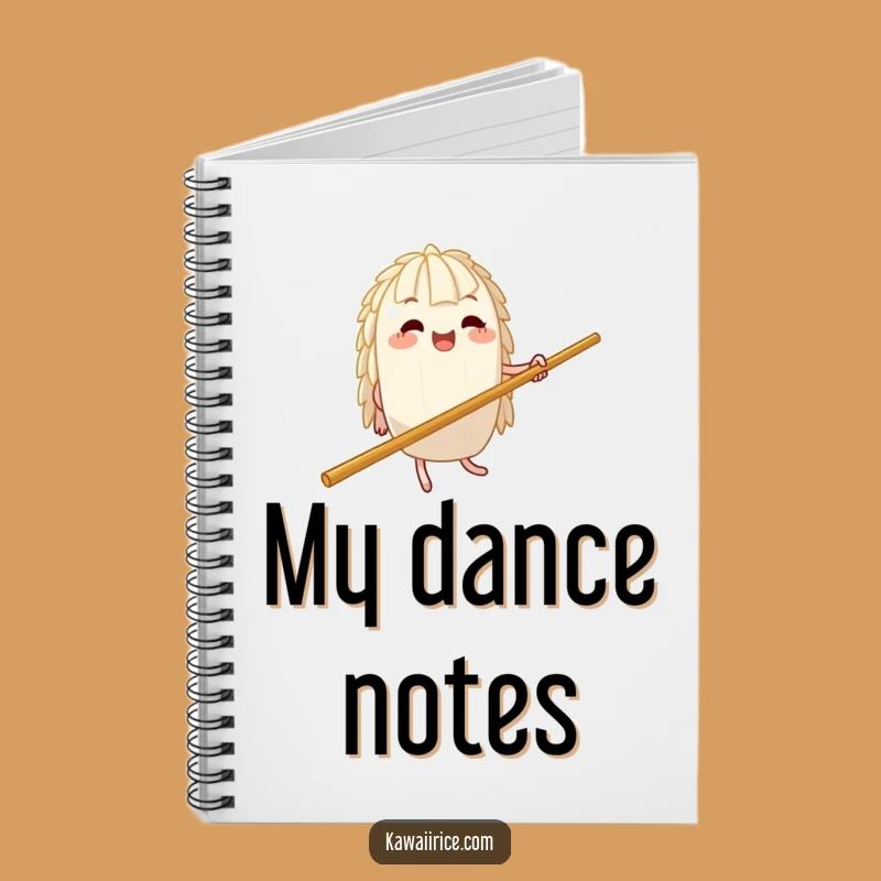 Funny Rice Jig Notebook: Jot Down Moves, Humorous Grain Cover