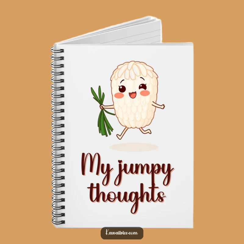 Funny Rice Seaweed Rope Notebook: Jot Down Fitness, Humorous Cover