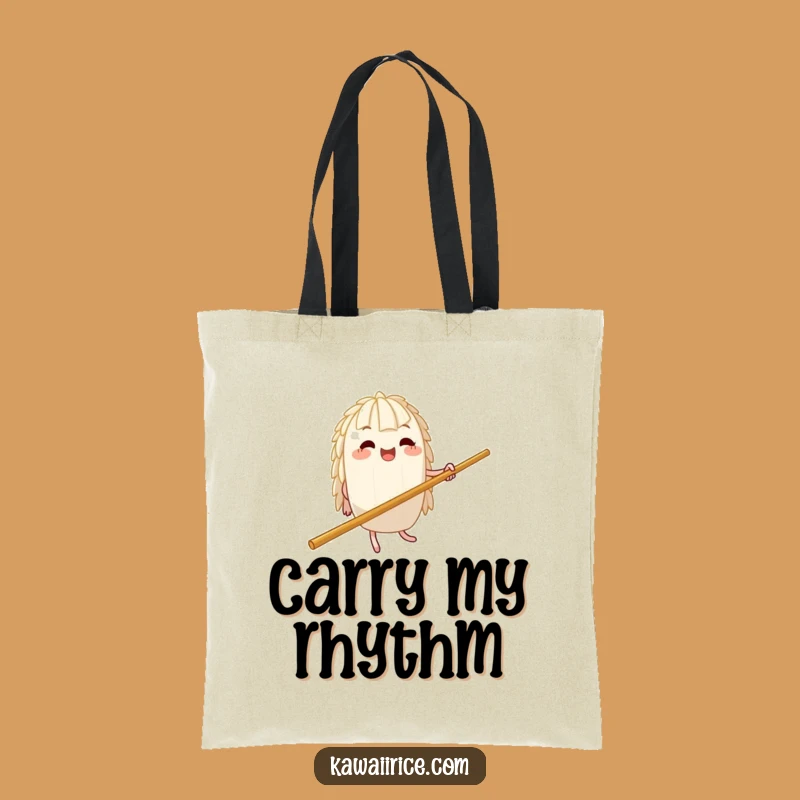Funny Rice Jig Tote Bag: Carry Your Fun, Humorous Grain Design